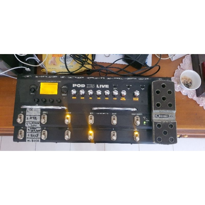 POD X3 Live Line6 Efek Gitar