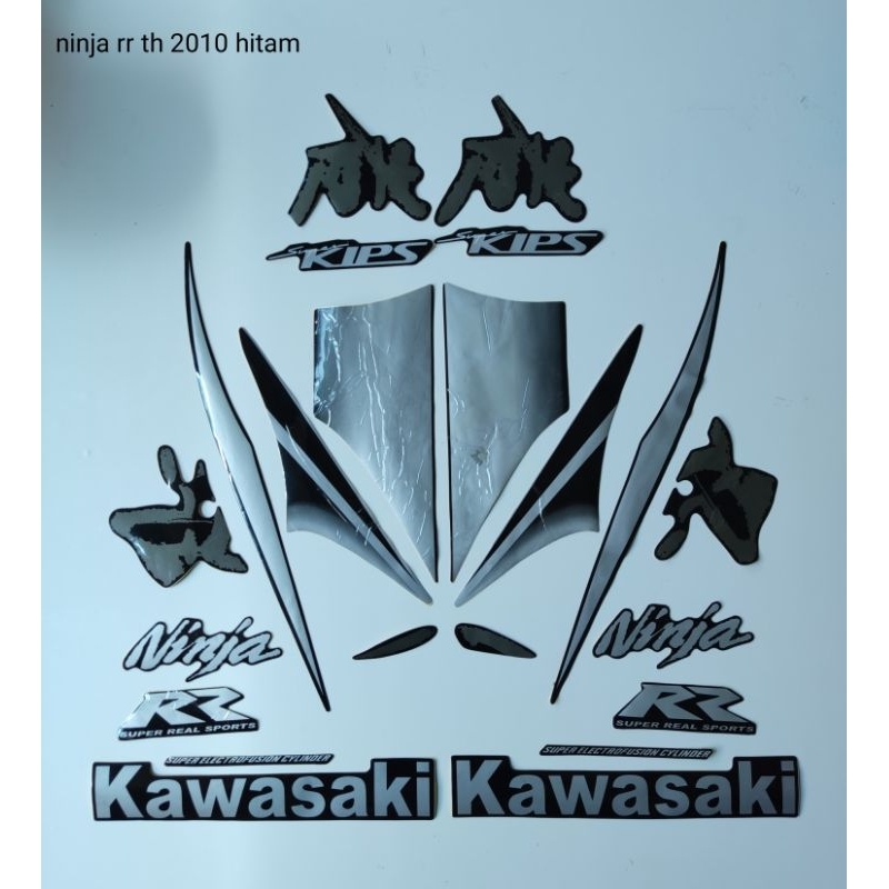 STRIPING KAWASAKI NINJA RR Th 2010/Hitam