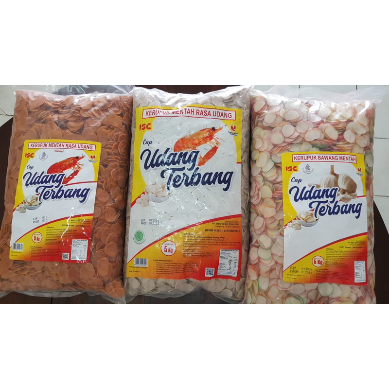 

KERUPUK MENTAH CAP UDANG TERBANG Premium Quality 5 kg