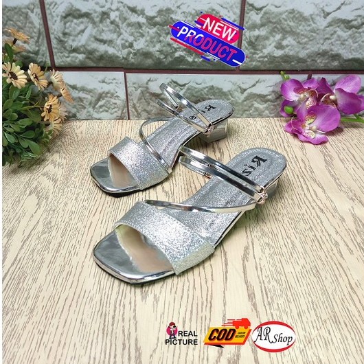 Sandalanak-sandalheels anak-Sandal pesta-heels anak-hak kaca-sendal hak kaca anak HP01