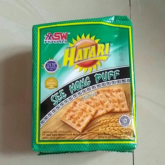 

HATARI Crackers See Hong Puff Sugar Pack 260gr