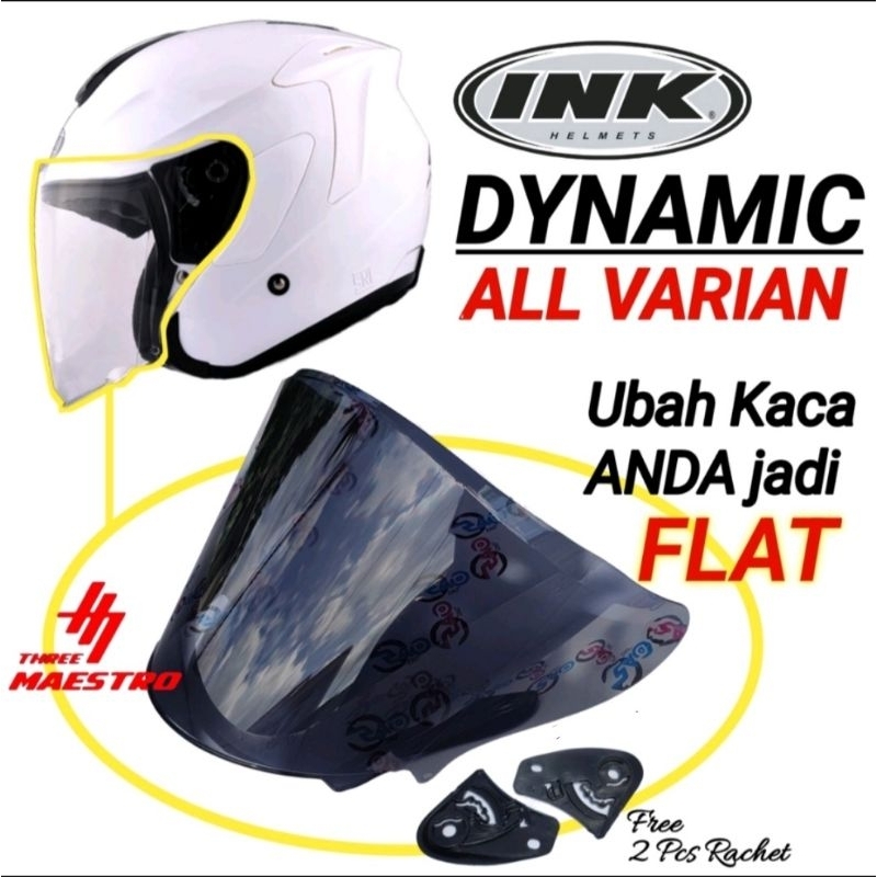 Kaca Helm Visor  INK Dynamic Flat venom