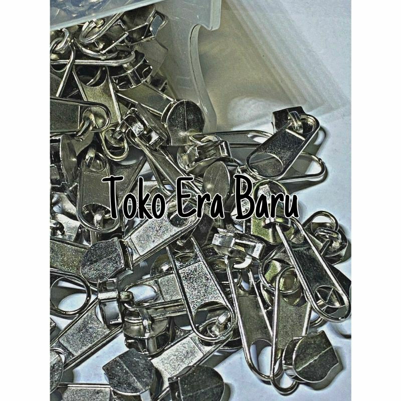 Kepala Resleting No 5. Murah Warna Silver