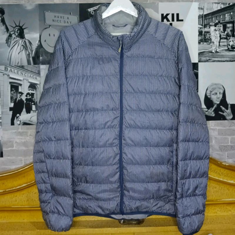 JAKET OUTDOOR BULU ANGSA ULTRALIGHT DOWN TOPVALU X AUTHENTIC JEANS WEAR & QUALITY GOODS  SECOND | JA