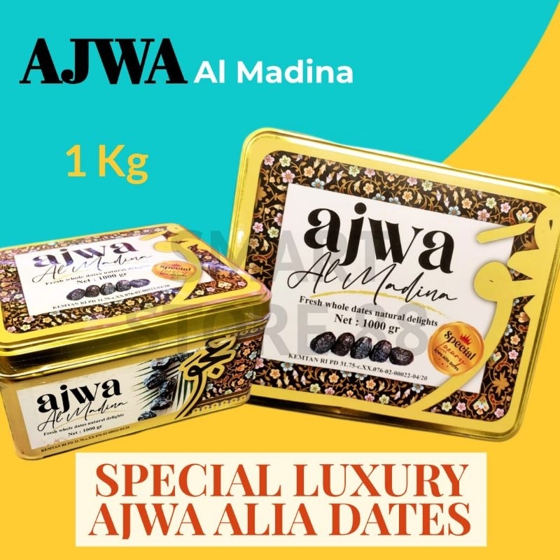 

AJWA AL MADINA KURMA PREMIUM 1KG FRESH WHOLE DATES NATURAL DELIGHTS