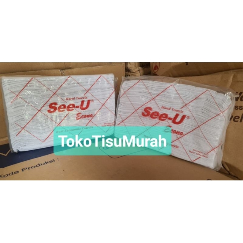 SEE U Tissue Hand Towel See-U Tisu Econo 150 Sheets