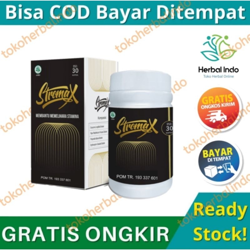 STROMAX Asli Resmi BPOM Obat Herbal Untuk Pria Diskon