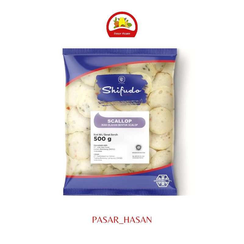 

500gr Scallop Shifudo | Frozen Food | Pasar Hasan