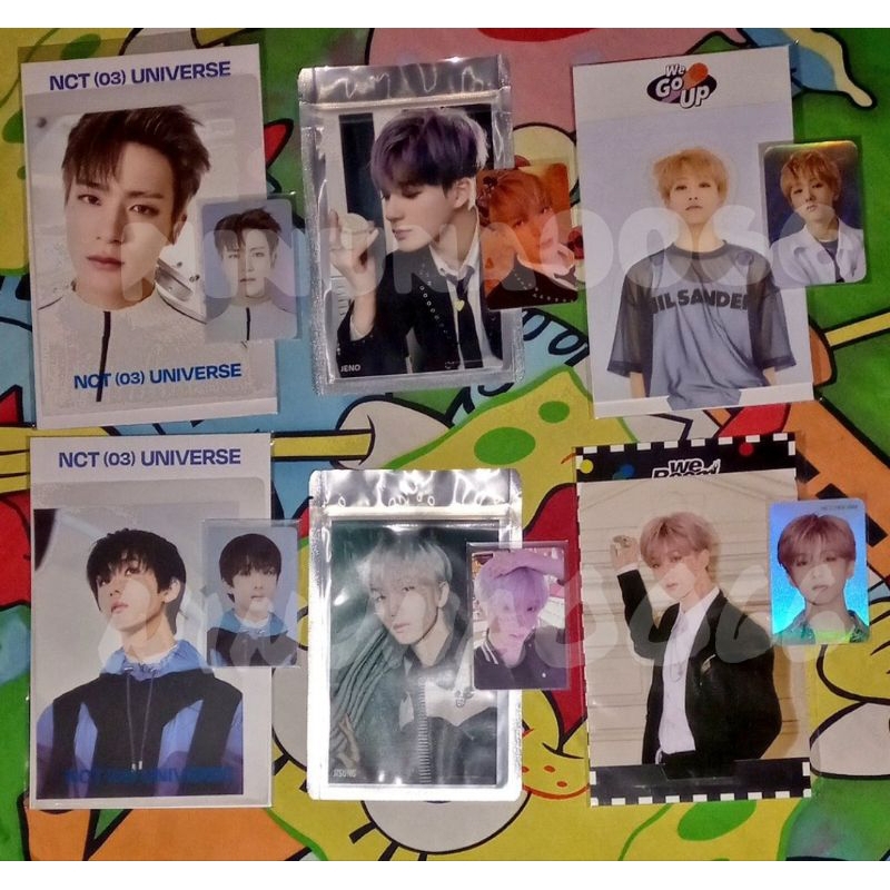 JENO JISUNG PHOTOSET PHOTOCARD POSCARD PC HOLO HOLOGRAM 4X5 NCT DREAM 2021 UNIVERSE LET'S PLAY BALL 
