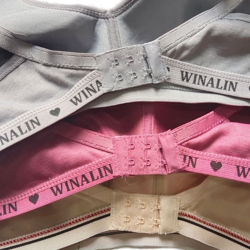 BH Bra Sport Wanita Perempuan Dewasa Tanpa Kawat dan Busa Tipis Ukuran  36 38 40 42 Murah Winalin