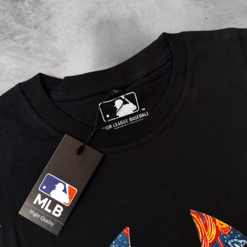 KAOS T-SHIRT NY MLB MONOGRAM BATIK FIRE FULLTAG &amp; LEBEL