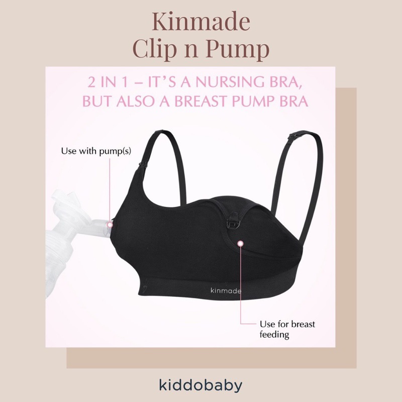 Kinmade Clip n Pump Handsfree Bra | BH Pompa Asi | Bra Menyusui