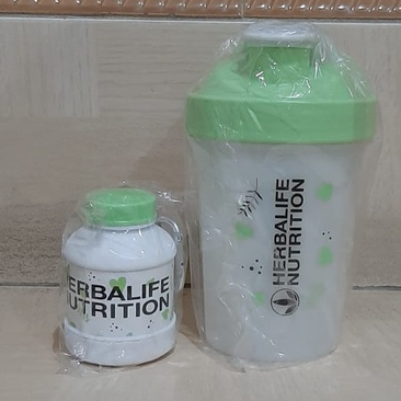 Herbalife ORIGINAL Shaker 400ml - ORIGINAL yah - Bonus Botol Obat bisa untuk menyimpan cell u loss, 