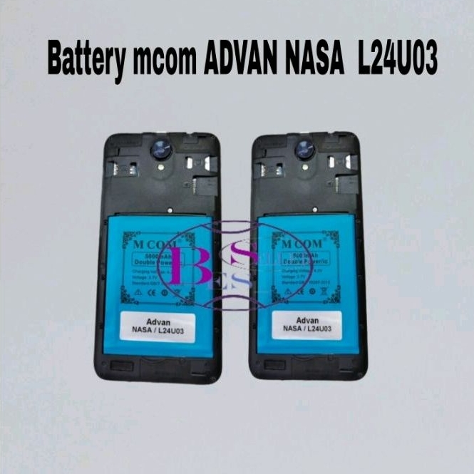 Baterai Batre Battery mcom ADVAN NASA  L24U03  Double Power