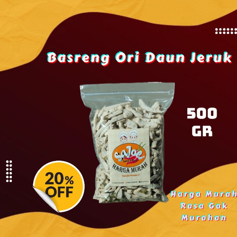 

Basreng original daun jeruk / basreng stik baso goreng 500G