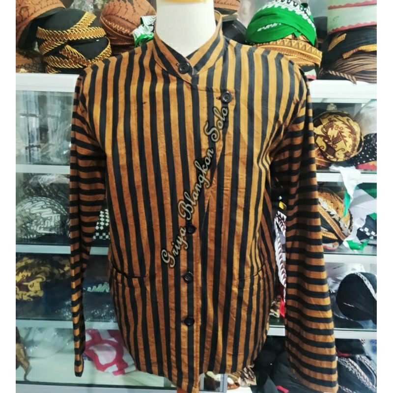 Baju Surjan Lurik Alusan