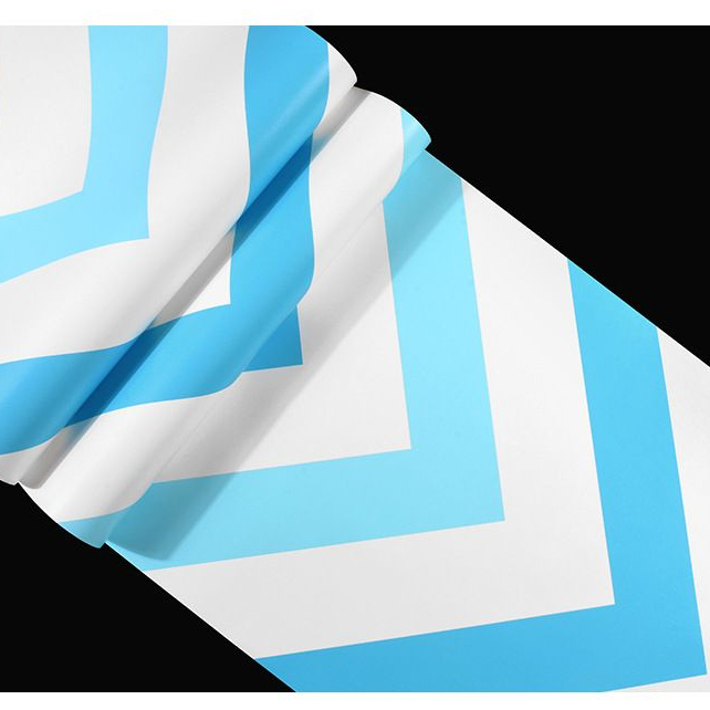 Wallpaper Sticker Dinding Gelombang ZIGZAG