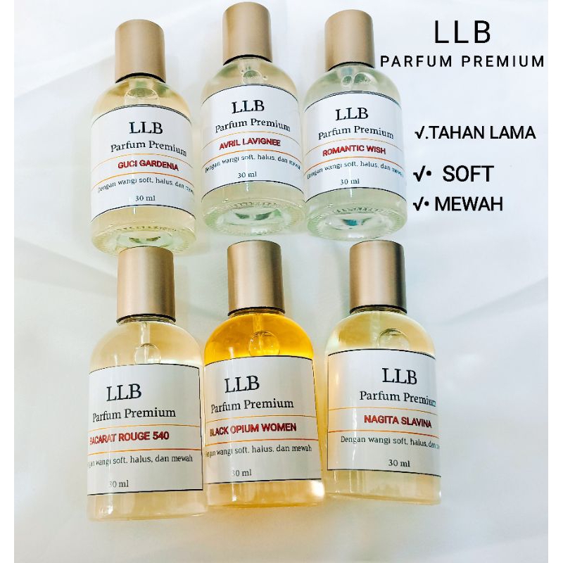 parfum wanita tahan lama parfum LLB PREMIUM 30ML 100% halal buat sholat