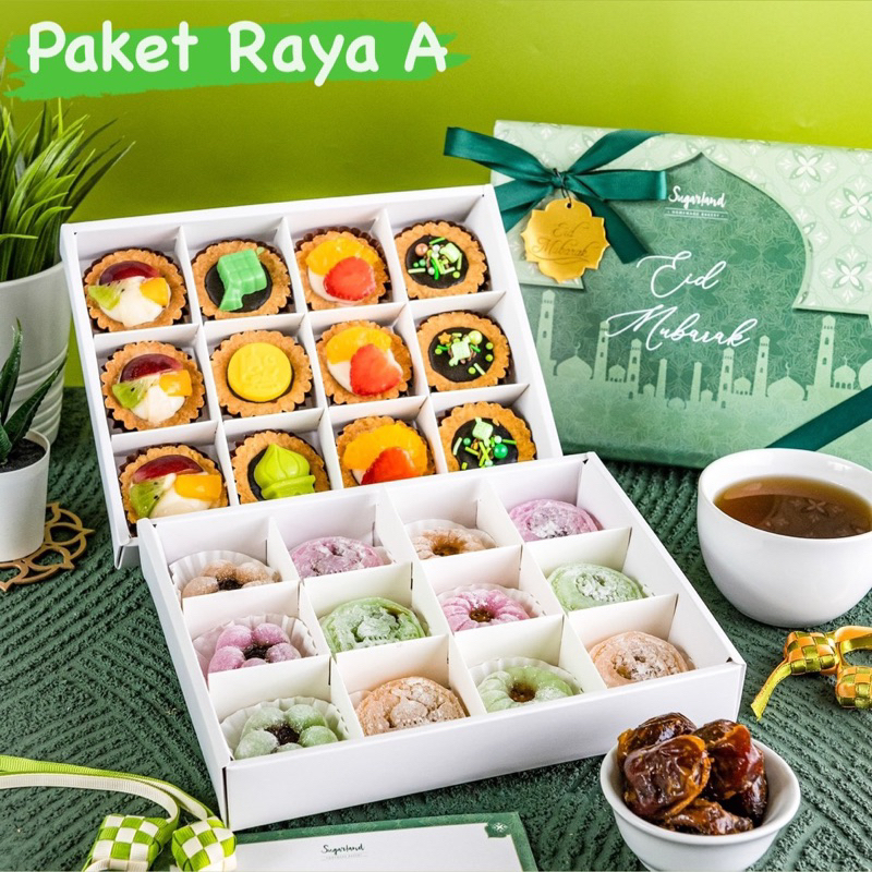 

pie buah mochi untuk hampers lebaran idul fitri