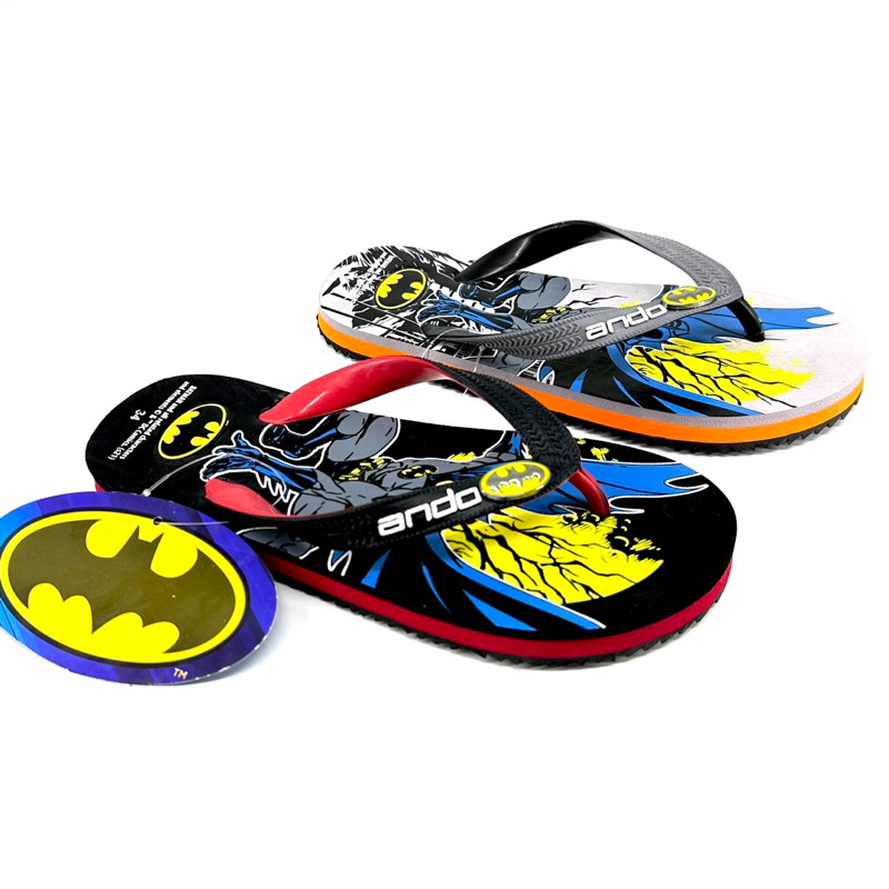 Sandal Jepit Anak Batman / Superman ANDO SPM 103 AB / BT 210 AB (33-37)