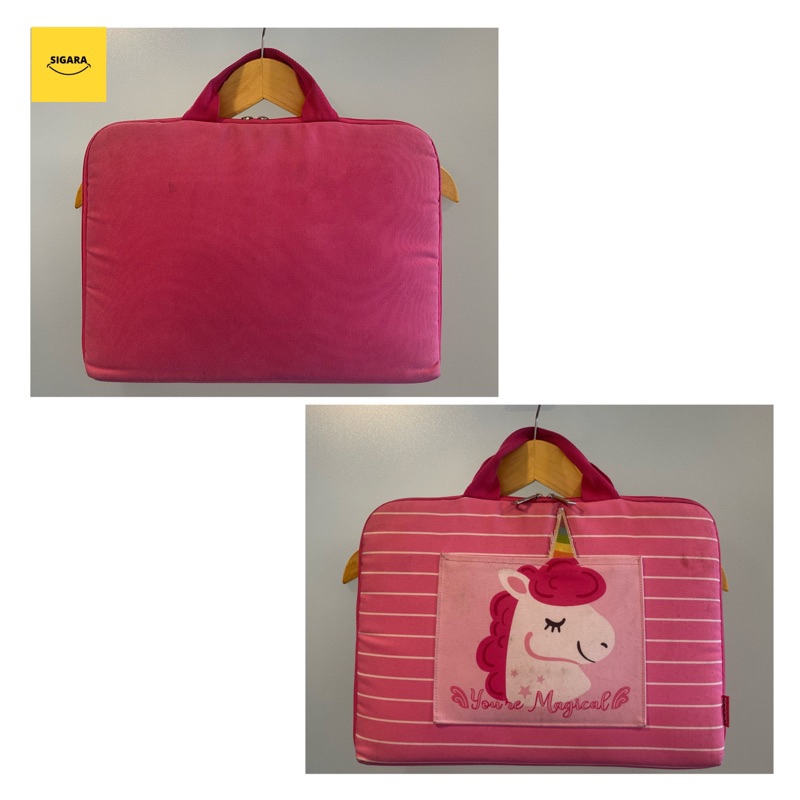 [ Preloved/ Second hand/ Branded/ Original] Tas Laptop 14 inch Unicorn Scoop 100% Authentic