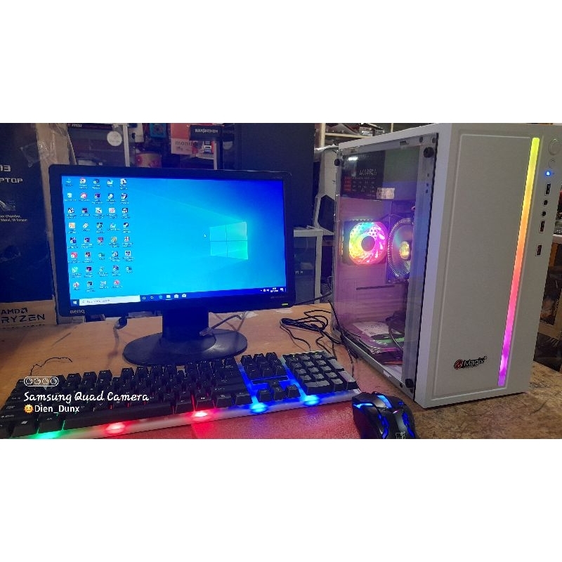 paket intel core i3  ram 8gb hd 500 led monitor lengkap