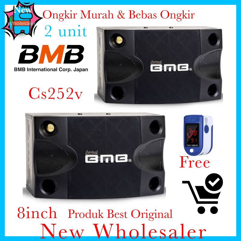 speaker sound karaoke Bmb Cs252V 8 inch original Garansi resmi Cs 252 V