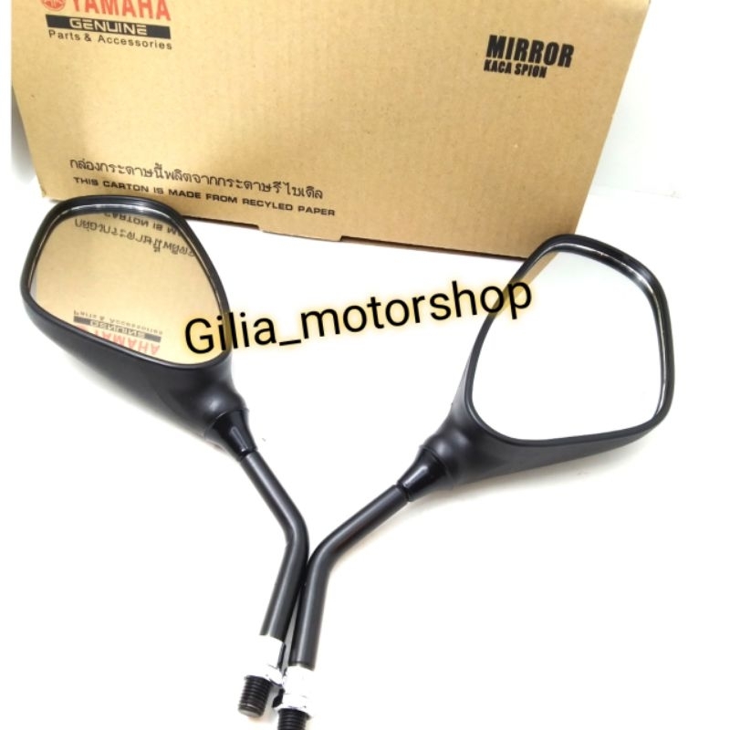 Spion RX king Yamaha Mirror Putih Datar Universal Motor Yamaha drat 14