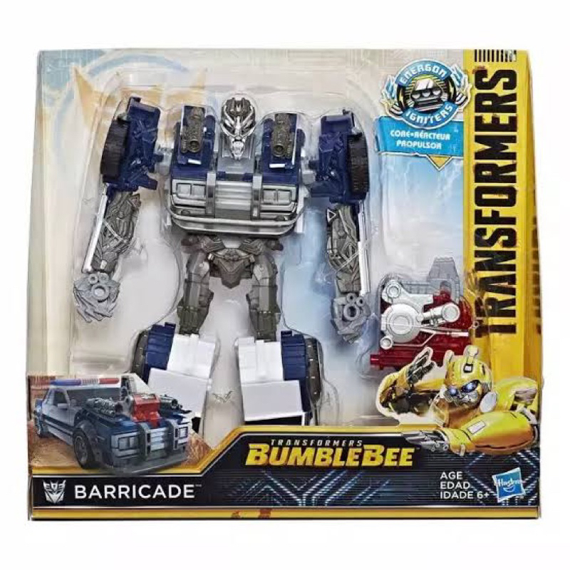 TRANSFORMERS BUMBLEBEE HASBRO - BARRICADE MAINAN ANAK ROBOT ORIGINAL