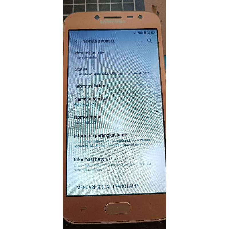 MESIN SAMSUNG J2 PRO BISU