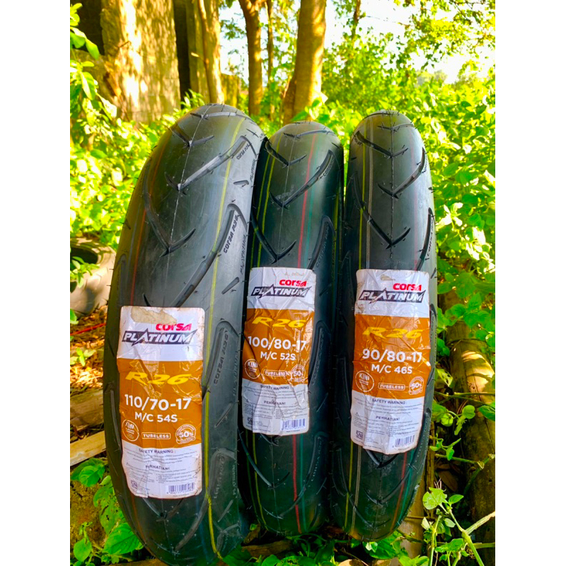 ban corsa platinum R26 ring 17 90/80 100/80 110/70 1 ban tubeless