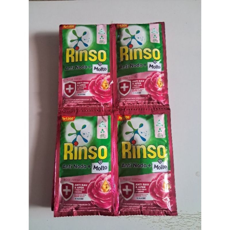 Rinso Cair Sachet (12 Sachet x 38ml)