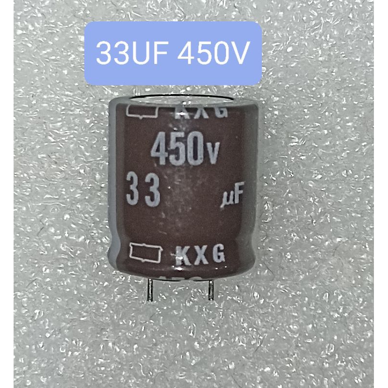 ELCO 33UF 450V ELKO 33 UF 450 VOLT KAPASITOR