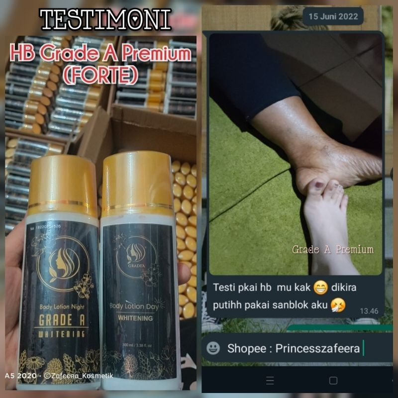 [FORTE] HB grade A premium anti streachmark dosis FORTE ORI kode PREMIUM | lotion pemutih Whitening booster | elsa KODE PREM | PREMIUM WHITENING BADAN