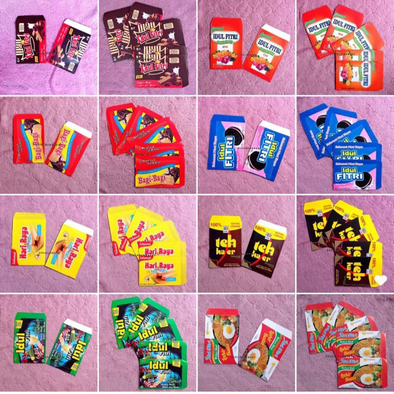

Amplop Lebaran Snack Jajanan Isi 10 Lembar Amplop Lebaran Premium 2025