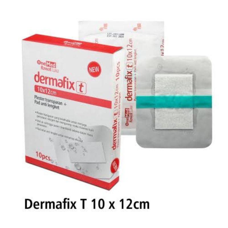 DERMAFIX 10X12CM 1 LEMBAR PLESTER ANTI AIR #AMG