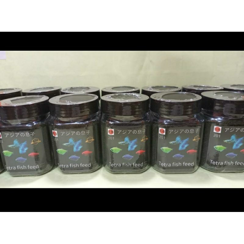 Pelet tetra fish feed guppy dan glofish 100gram