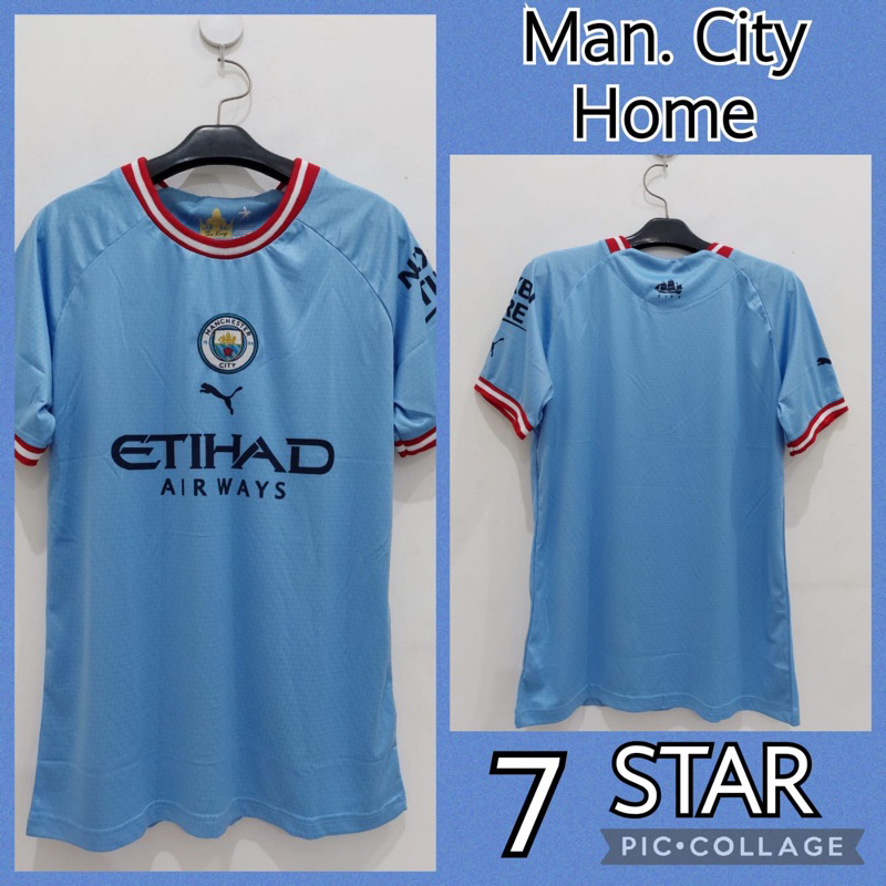 jersey bola man city home printing 2024