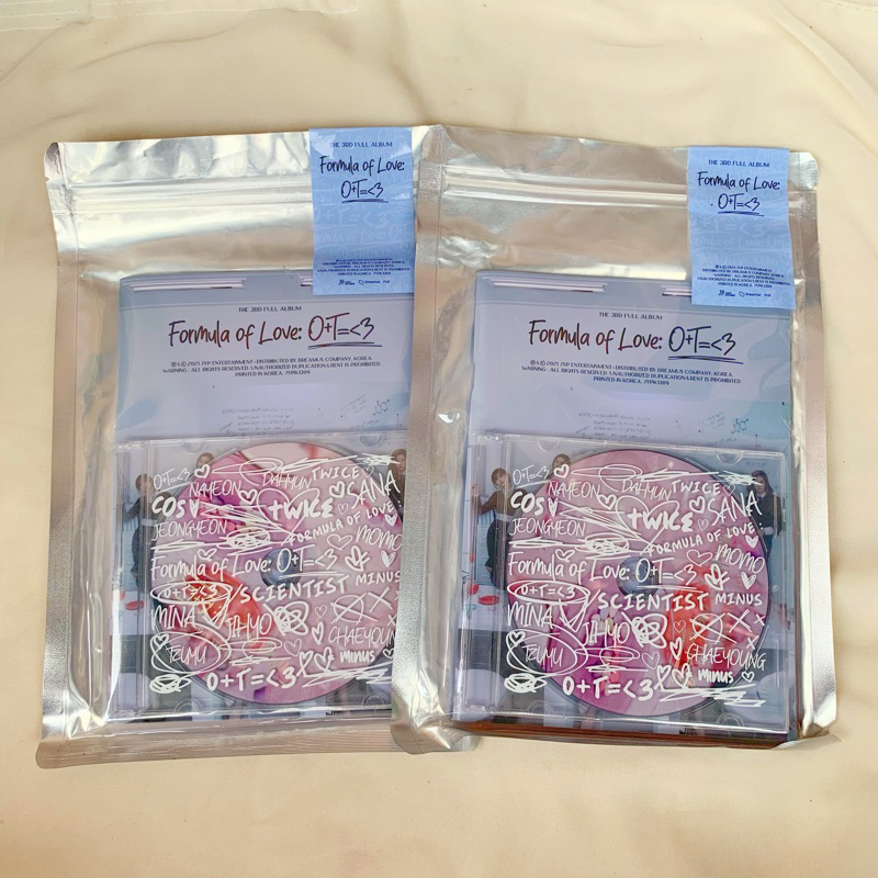 ALBUM TWICE FORMULA OF LOVE SPECIAL EDITION SEALED