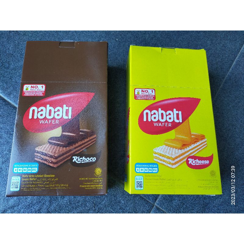 nabati wafer box isi 20pcs (500an)