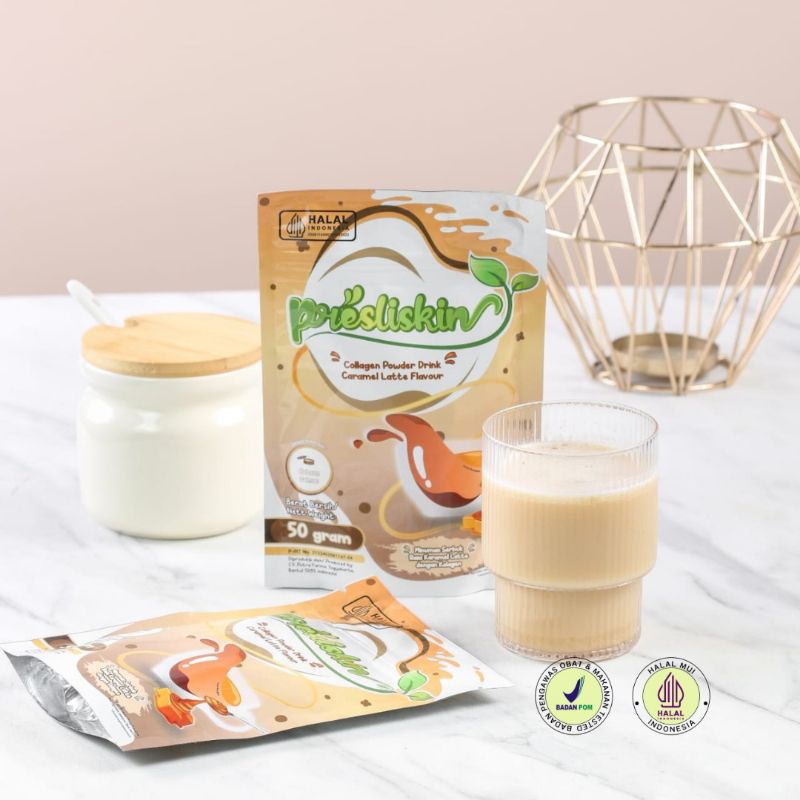 Collagen Caramel Latte Presliskin ( 1 Collagen Caramel Latte )