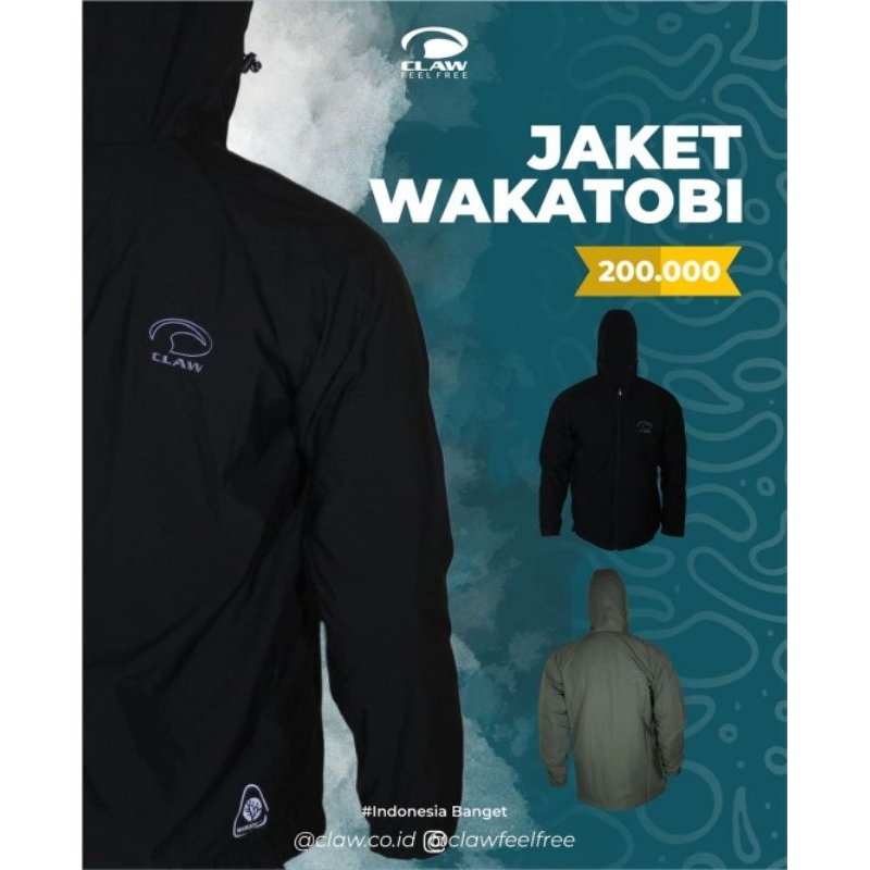 CLAW FEEL FREE JAKET SERI WAKATOBI