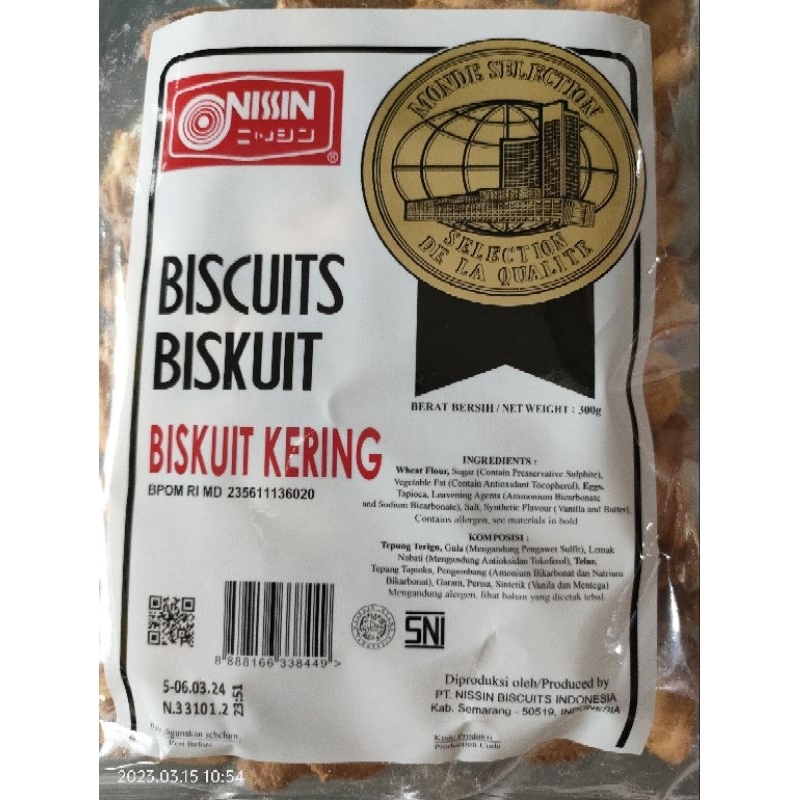 

Biskuit Nissin Kering 300gr ED 8 nov 25