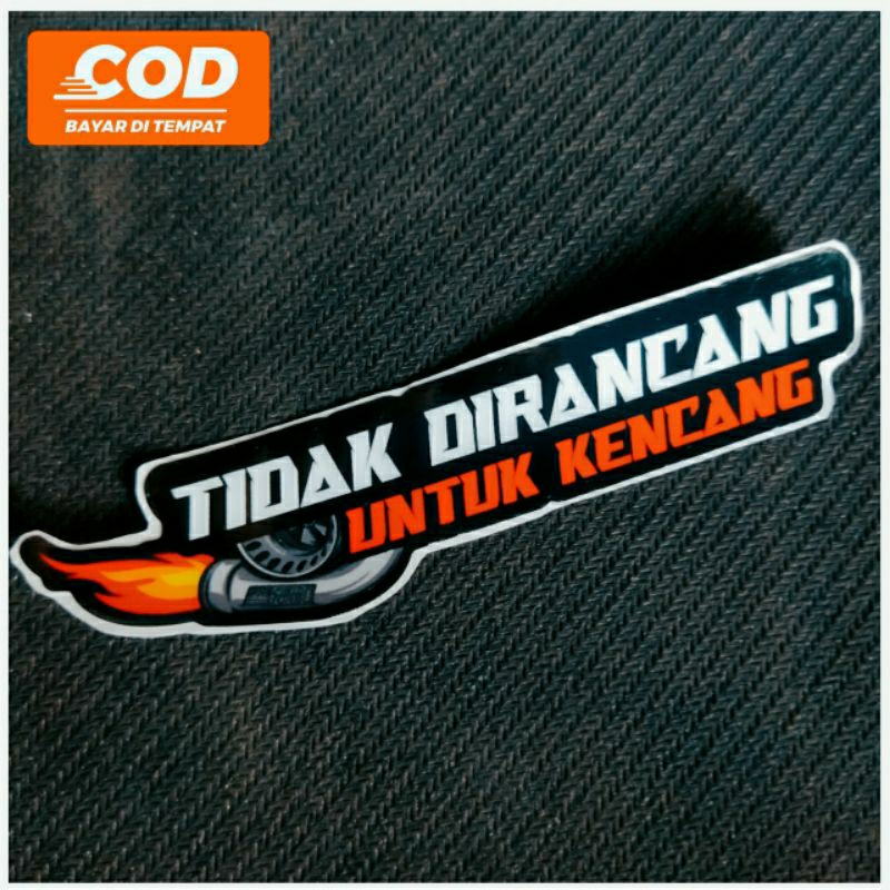 Stiker tidak dirancang Untuk kencang