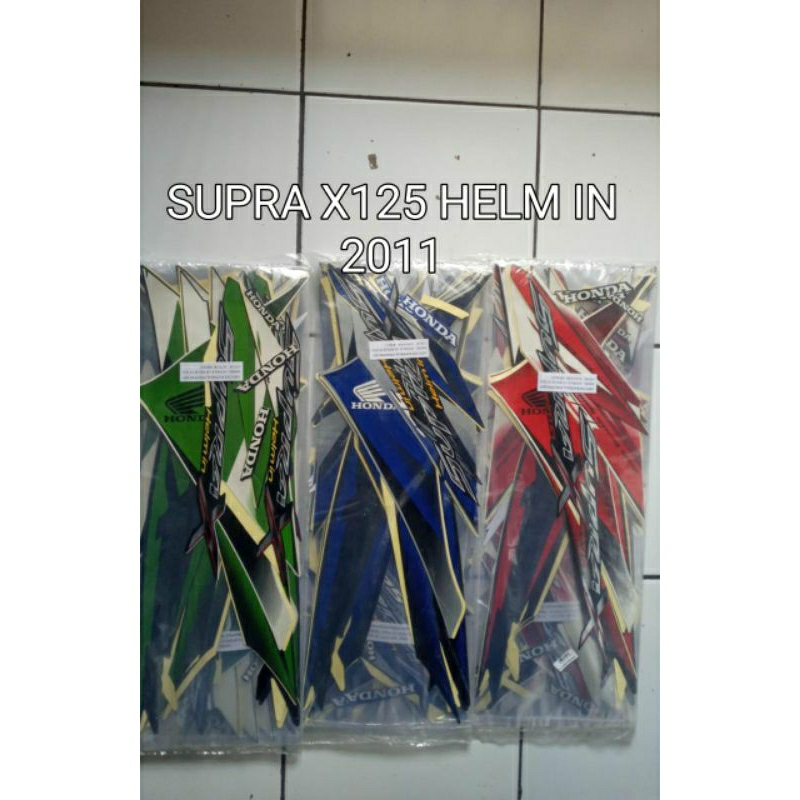 Striping stiker motor/ auprax helm-in 2011-2012 Sticker/Lis ori supra-x helm-in