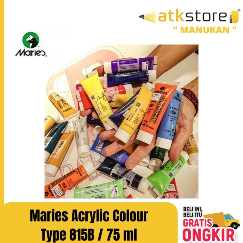 

Maries Acrylic Colour Type 815B / 75 ml || Cat Akrilik maries