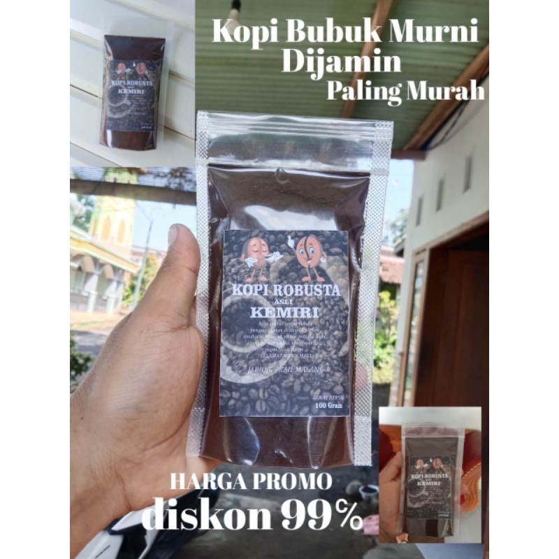 

PROMO MURAH BANGET. KOPI BUBUK ROBUSTA MURAH DISKON 99% RASANYA KHAS KOPI MURNI