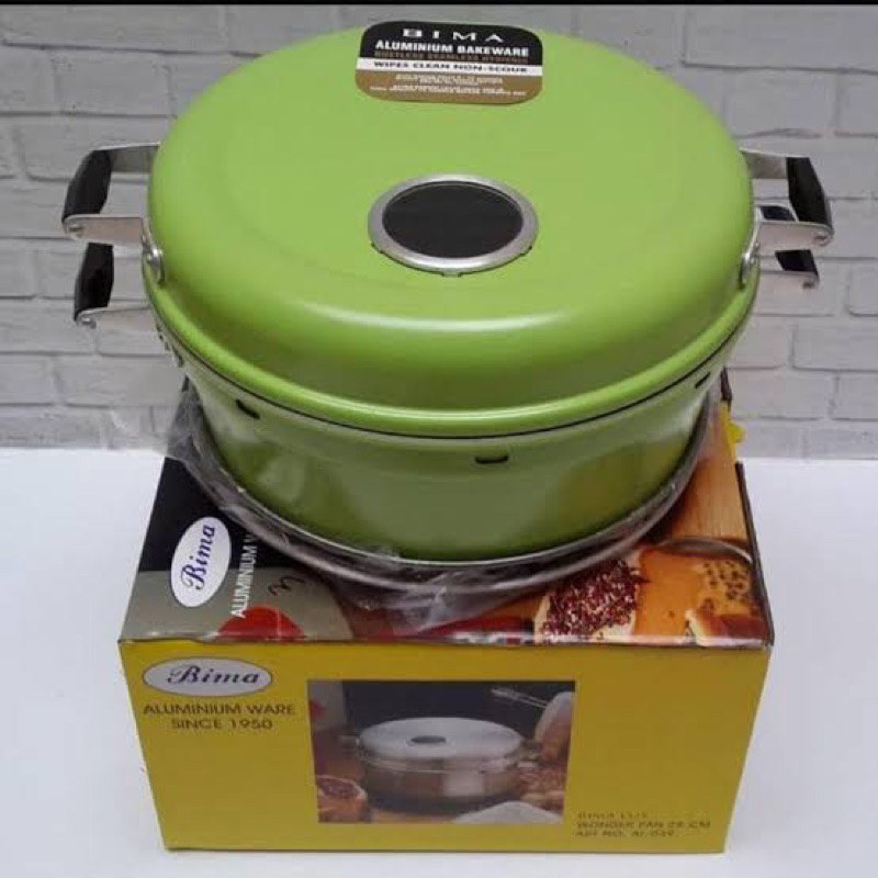 BAKINGPAN BIMA TEFLON 28cm / TUANGAN BOLU BIMA TEFLON 8 telur ANTI LENGKET