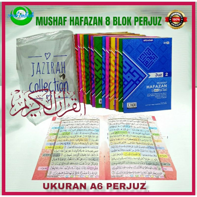 Al-Qur'an Saku  Hafazan 8 blok perjuz A6._alquran hafazan 8 blok hafalan