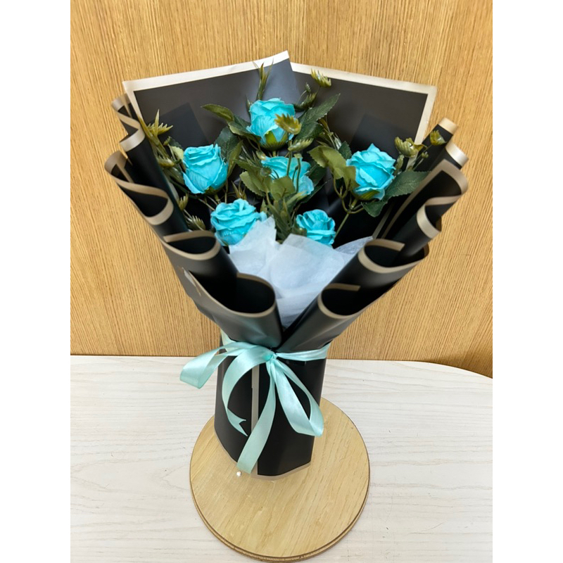 buket bunga artificial wrapping premium